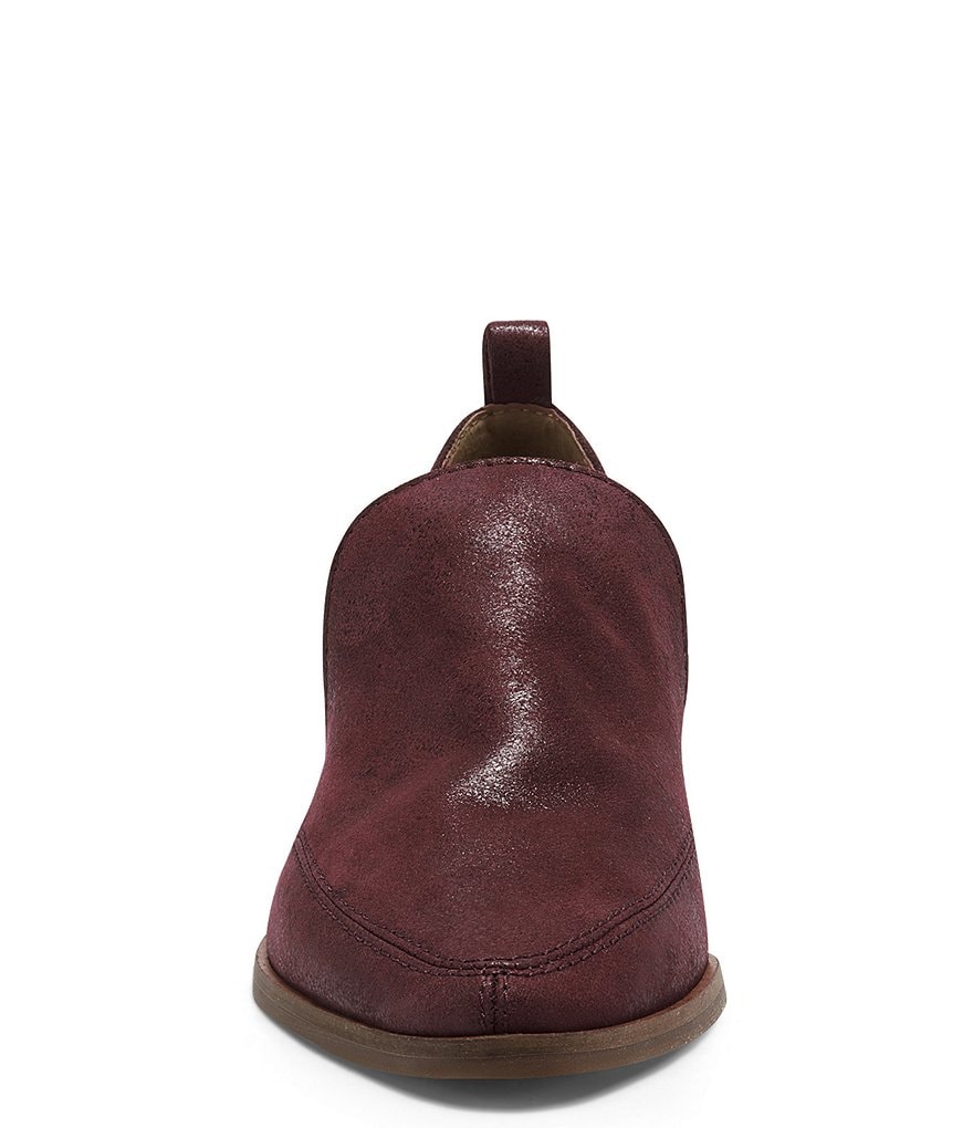 Lucky Brand Mahzan Leather Side Slit Pointed Toe Loafers