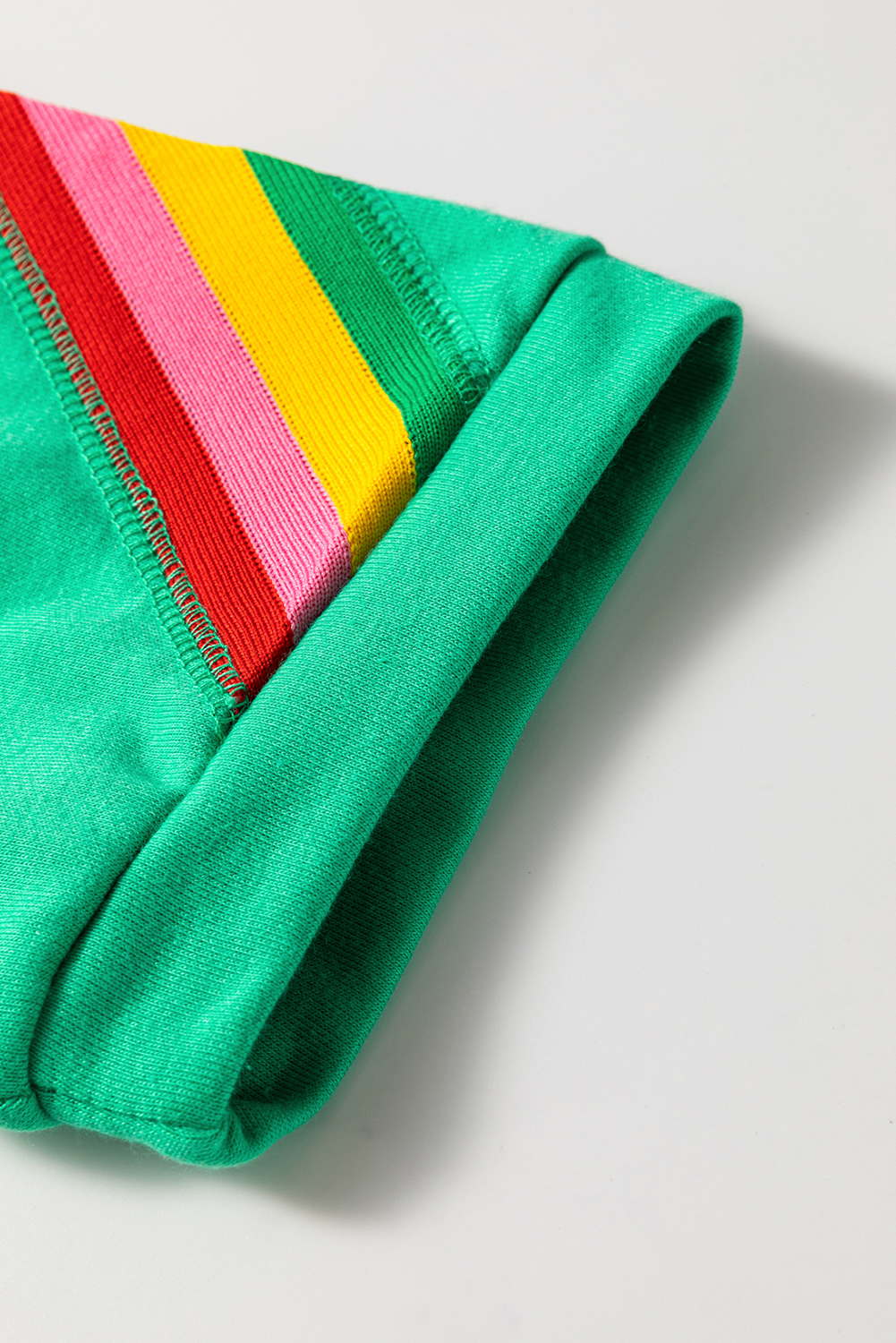 Skobeloff Textured Ruffle Split Top and Drawstring Shorts Set