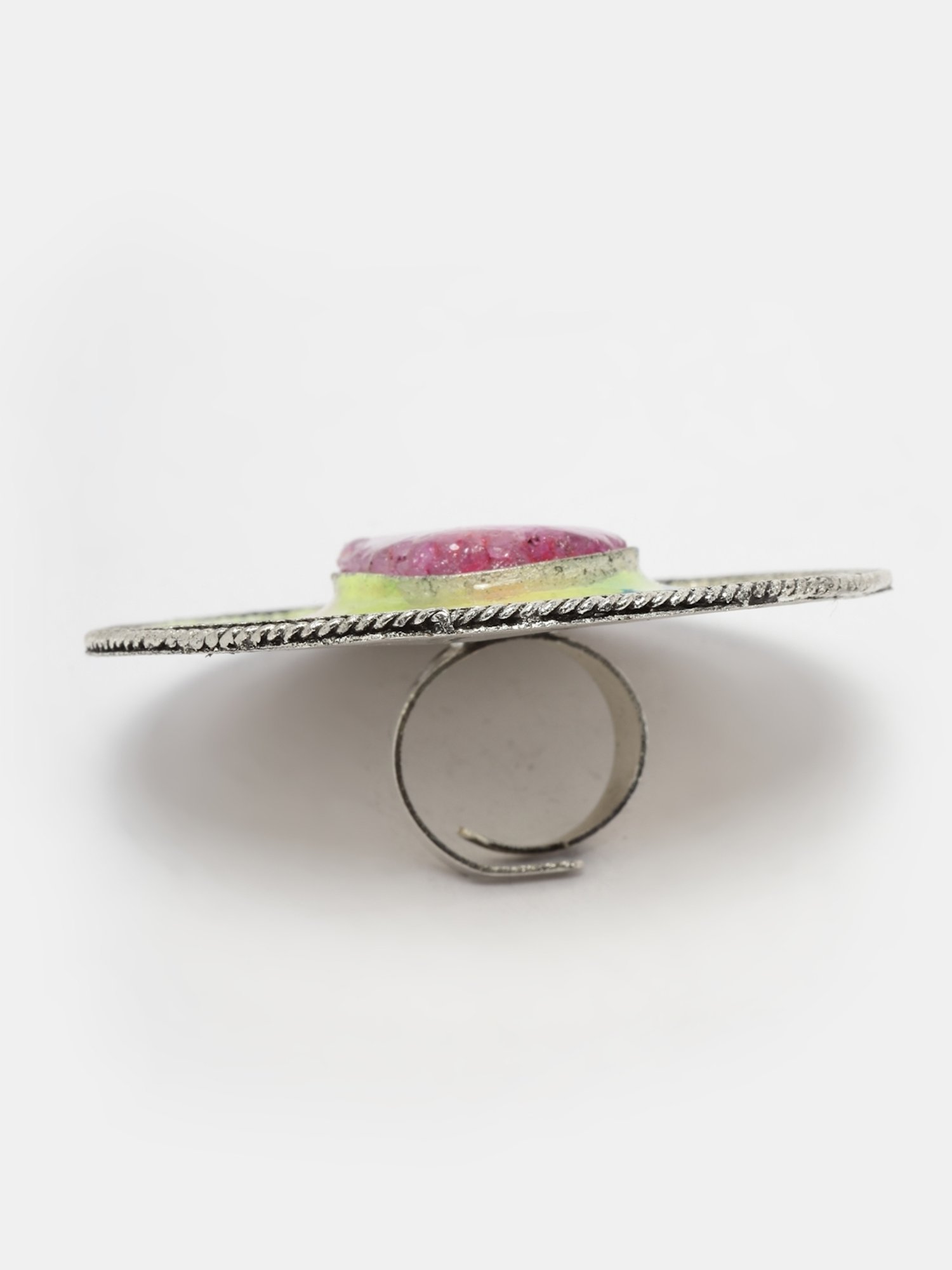 Accessorize London Women's Jewel Embellished Rings Set Of Three White