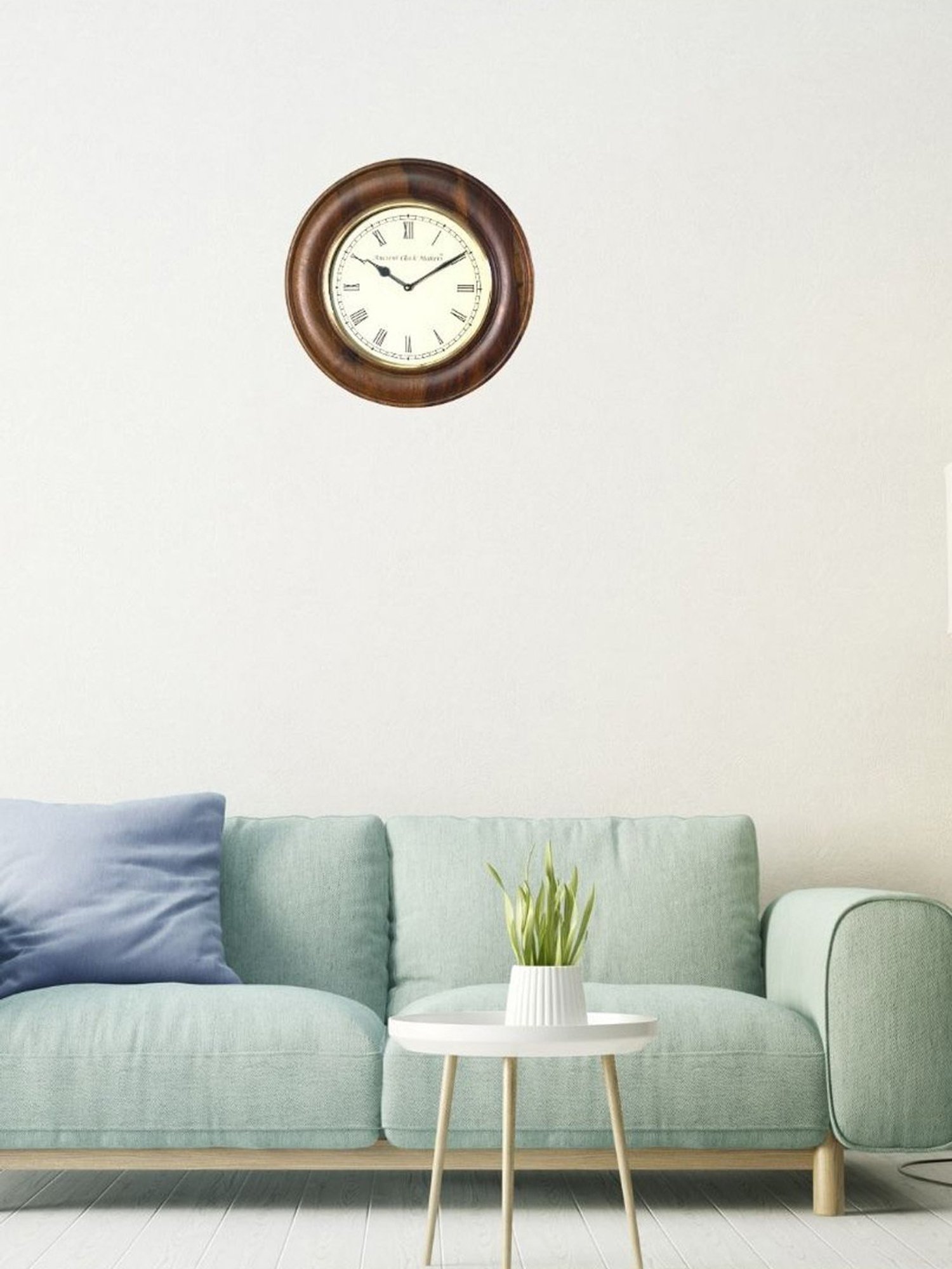 Braun Black Classic Large Analog Wall Clock With Silent Sweep Movement