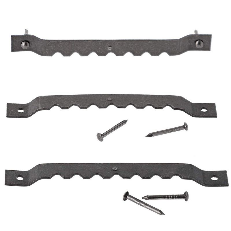 100-Count Metal Sawtooth Picture Frame Hangers with No Nail + Storage Box, 1"