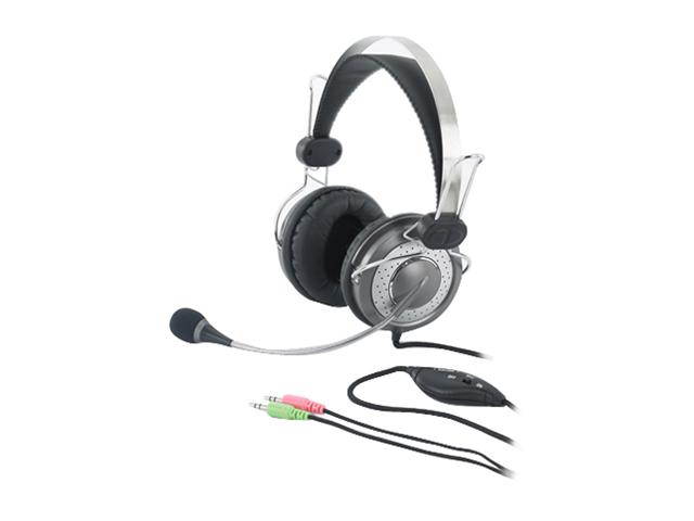 Genius HS-04SU Circumaural Headband Headset with Noise-canceling Microphone