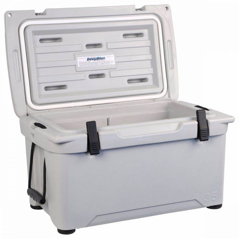 Engel 25 High Performance 5.28 Gallon 24 Can Roto Molded Ice Cooler, Haze Gray