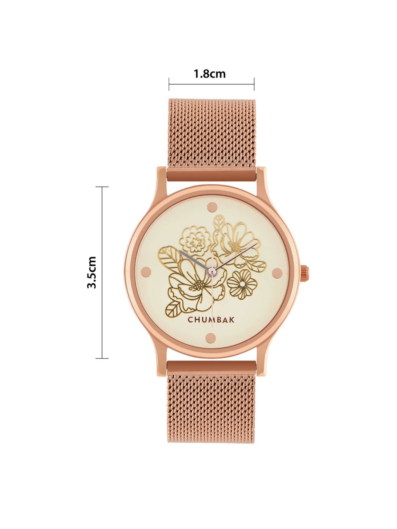 Chumbak 8907605117343 Abstract Peacock Analog Watch for Women