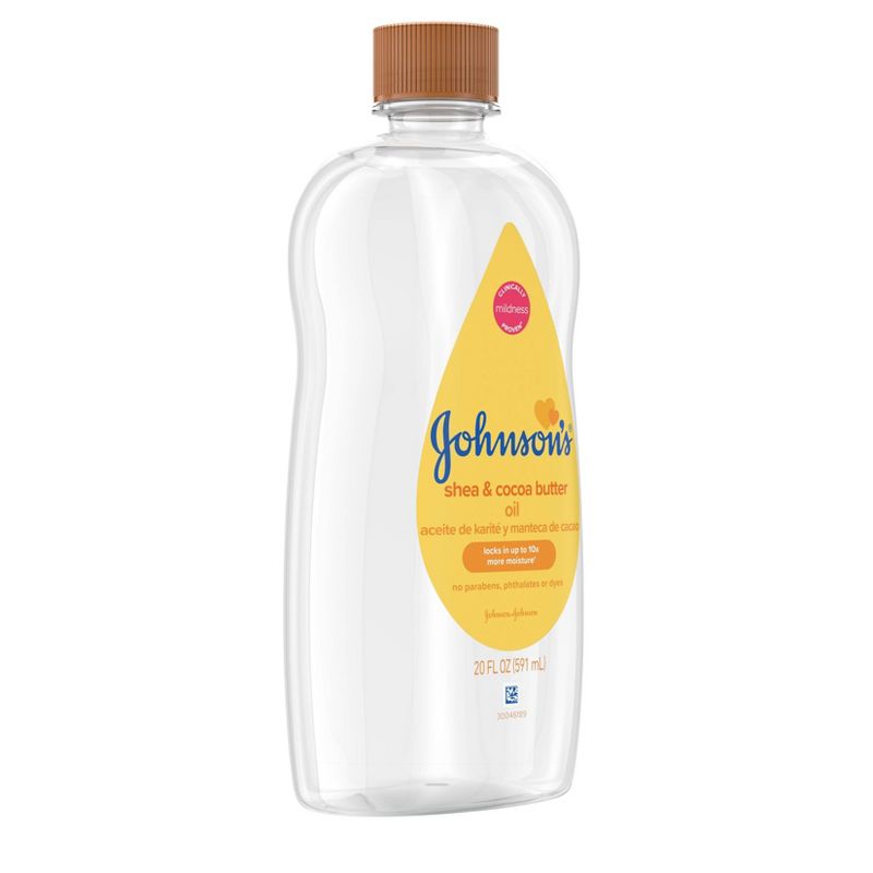 Johnson's Baby Oil with Shea & Cocoa Butter - 20oz