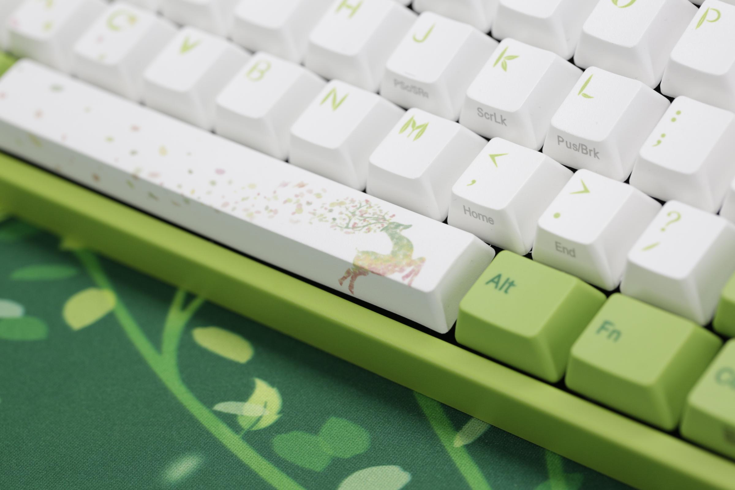 2, 60% Wired/Wireless Mechanical Keyboard (Kailh Box Brown Switch/White Case) - Full Keys Programmable - True RGB Backlit - Tap Arrow Keys - Double Shot PBT Keycaps - NKRO - 1900mAh Battery