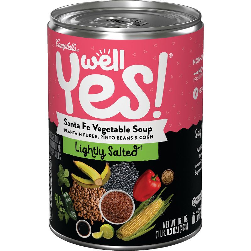 Campbell's Well Yes! Santa Fe Vegetable Soup Lightly Salted - 16.3oz
