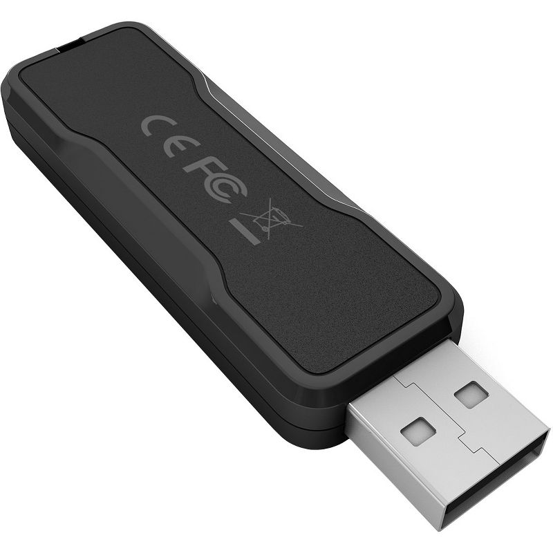 V7 8GB USB 2.0 Flash Drive - With Retractable USB Connector - 8 GB - USB 2.0 - 10 MB/s Read Speed - 3 MB/s Write Speed - Black - 5 Year Warranty