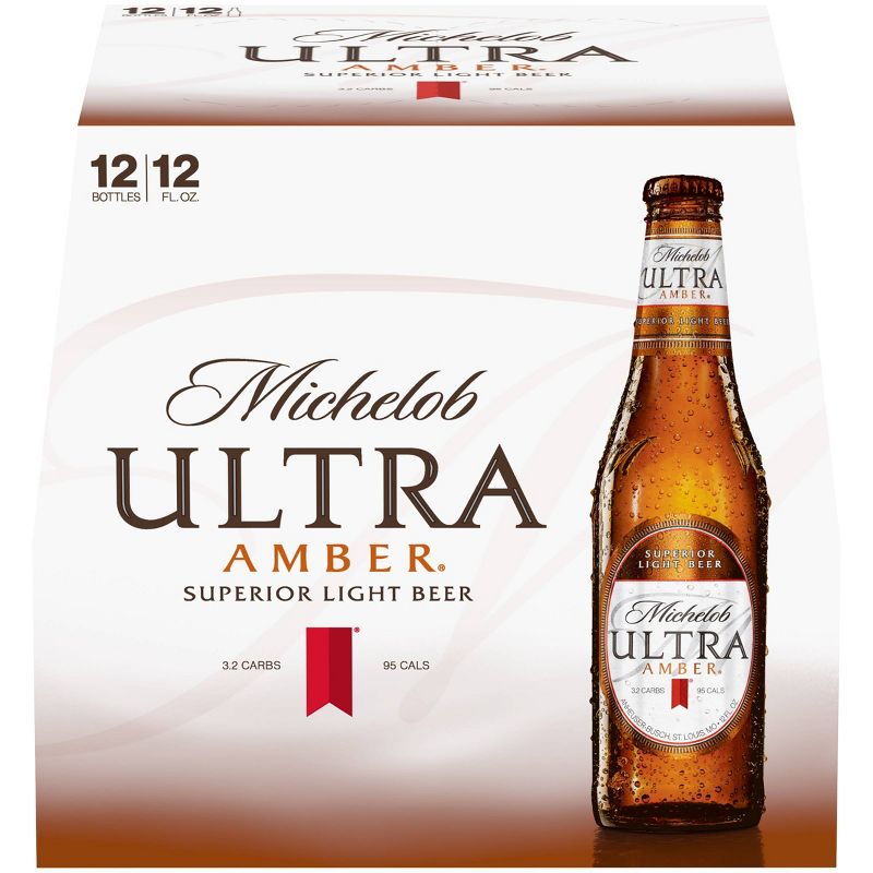 Michelob Ultra Amber Light Beer - 12pk/12 fl oz Bottles