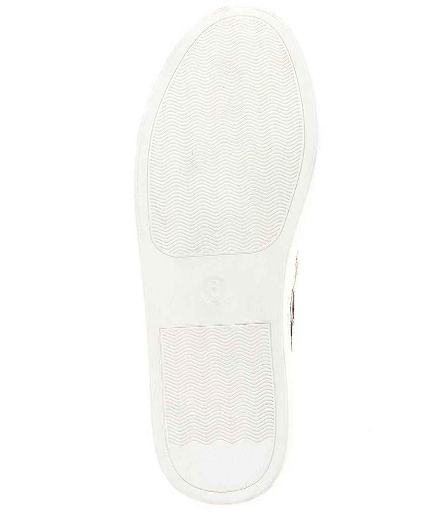 Kendall + Kylie Women's Anthracite Leopard EZORA 2.0 Low Top Lace Up Multi Sneakers