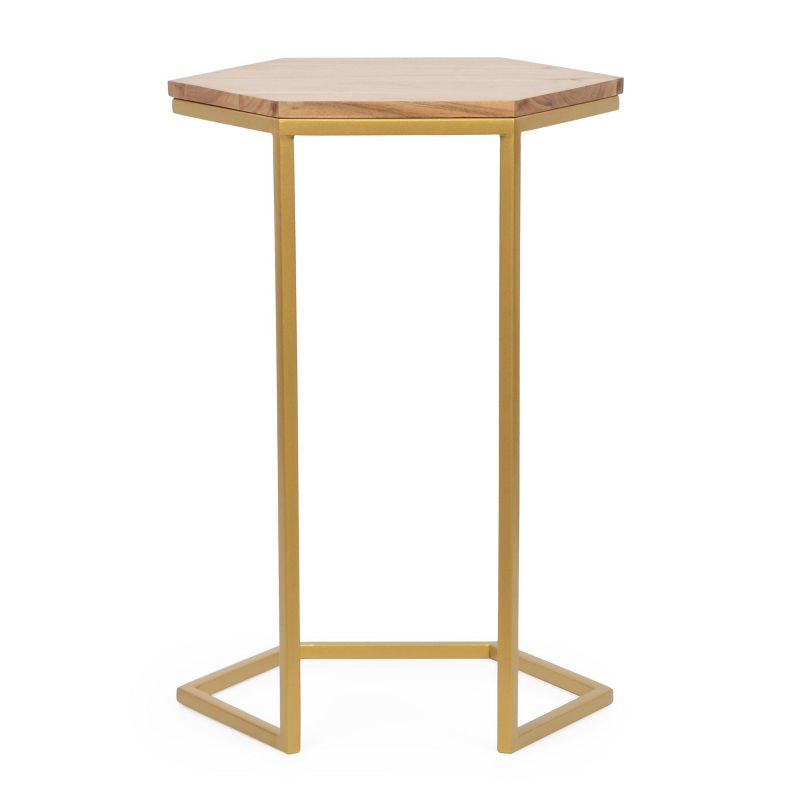 Set of 3 Glam Mirrored Accent Tables Gold - Olivia & May