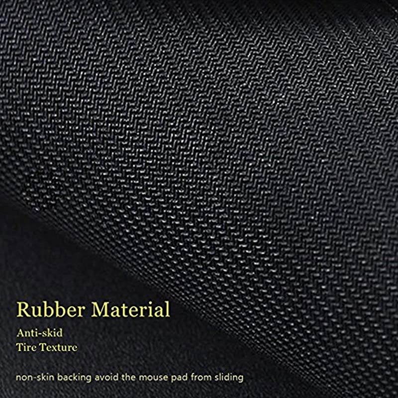 Pad, Personalized Round Mat, Small Circular Pad with Animal Design, Anti-Slip Rubber pad with Stitched Edges, Cute Office Pad for Girls & Women, Fox