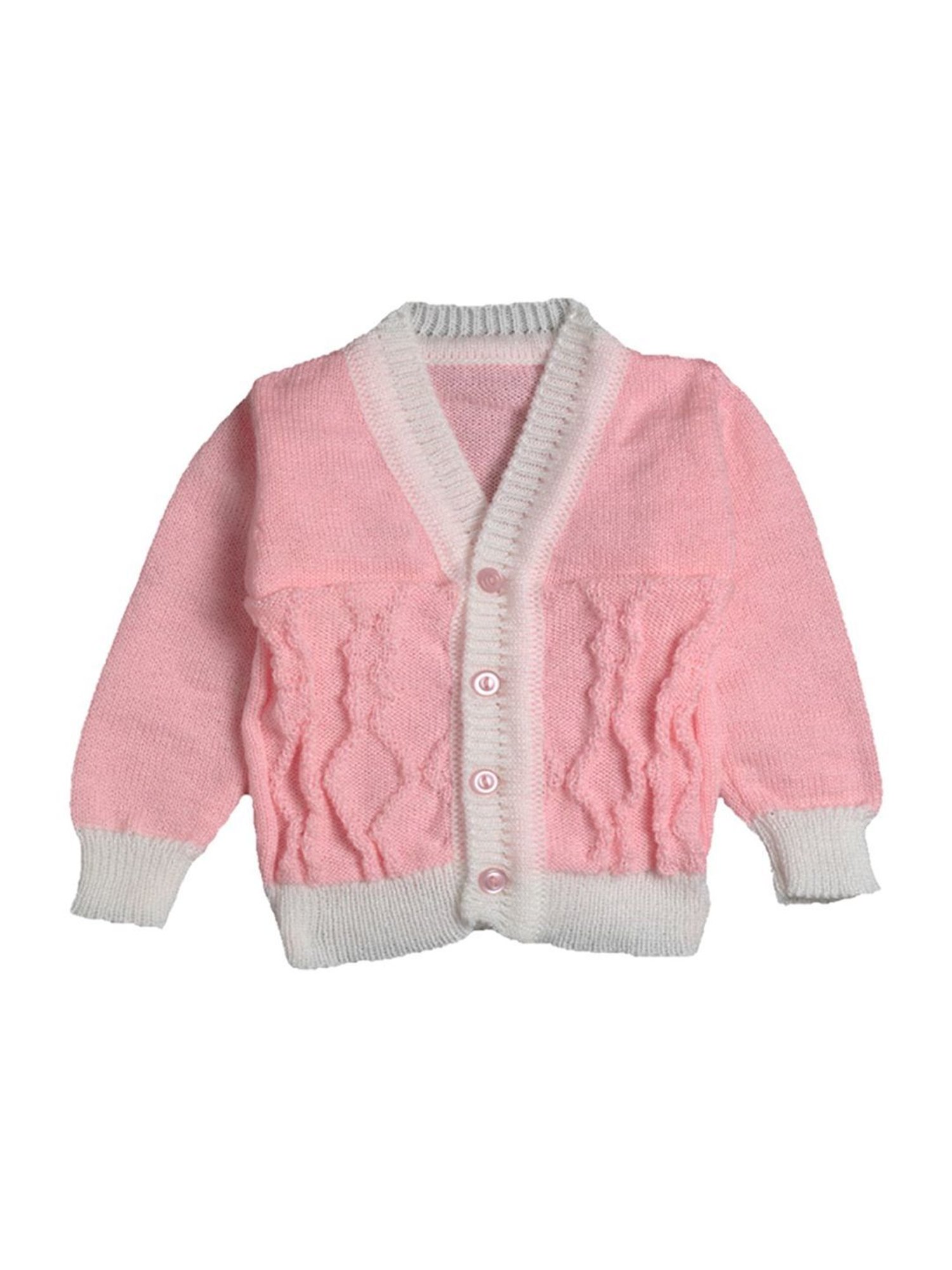 Pantaloons Baby Brown Cotton Printed Full Sleeves Sweater