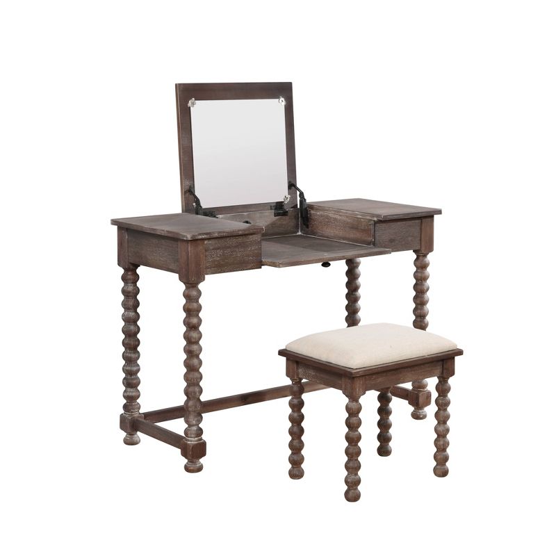 Salisbury Vanity w/Mirror White - Chique