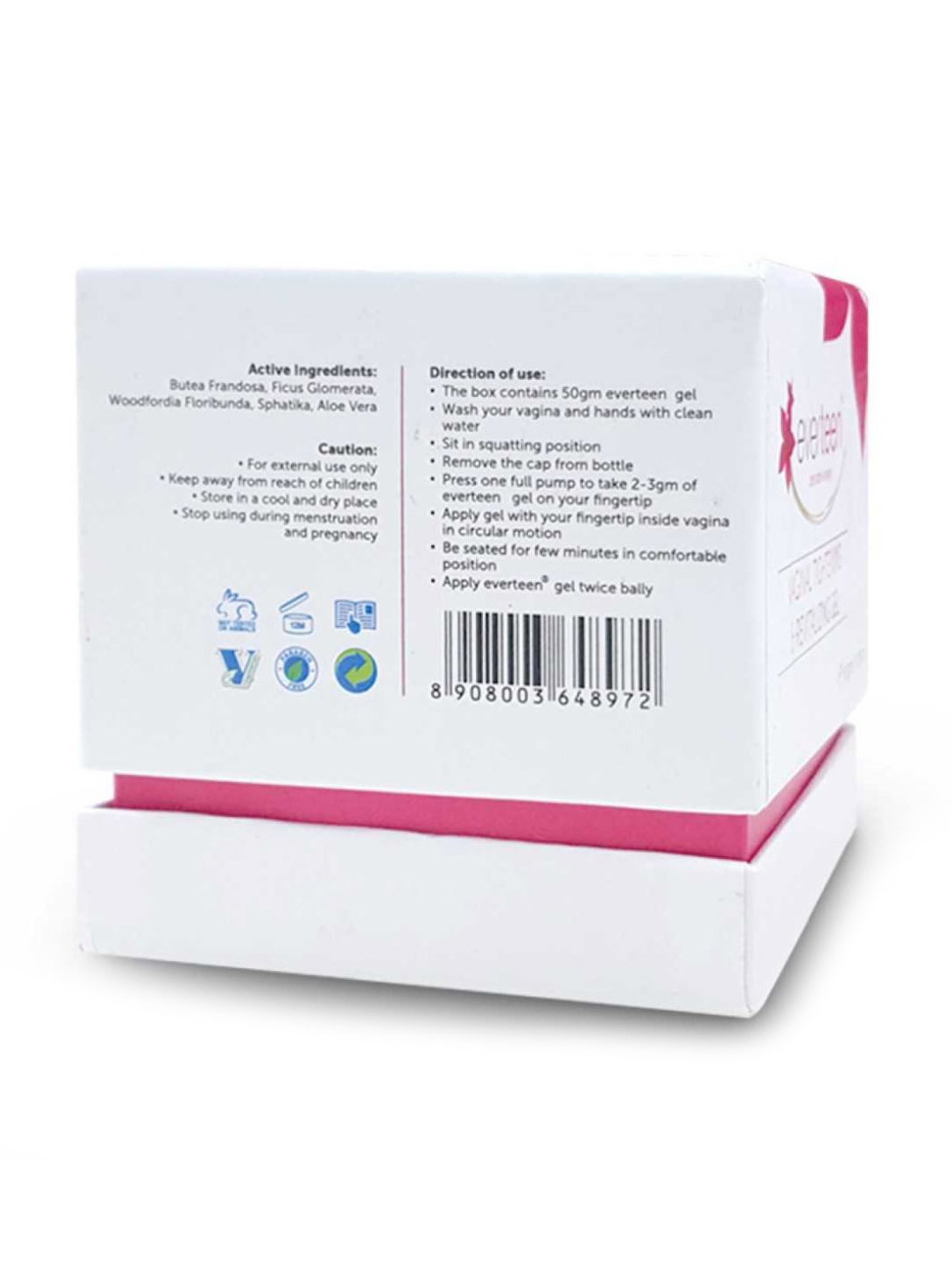 everteen Vaginal Tightening & Revitalizing Gel Large for Women - 50 gm Each (Pack of 2)