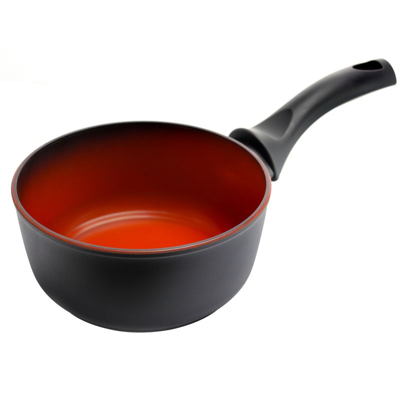 Gibson Tosca Terra-Cotta 1.4 Quart Aluminum Sauce Pan