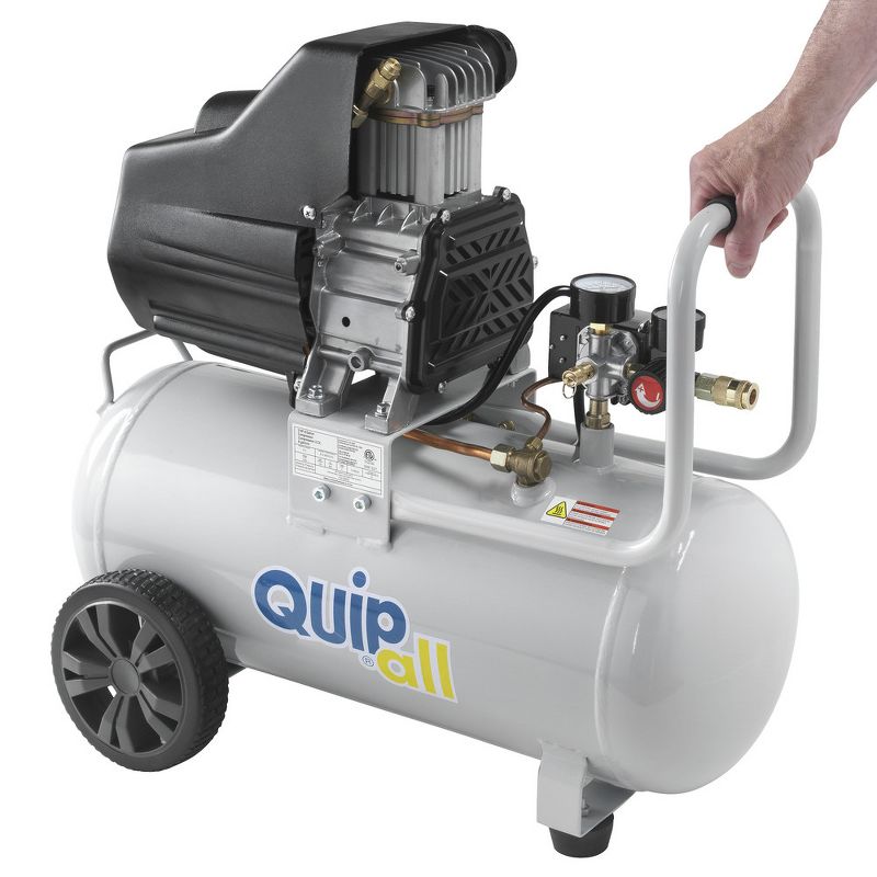 Quipall 8-2 2 HP 8 Gallon Oil Free Hotdog Air Compressor