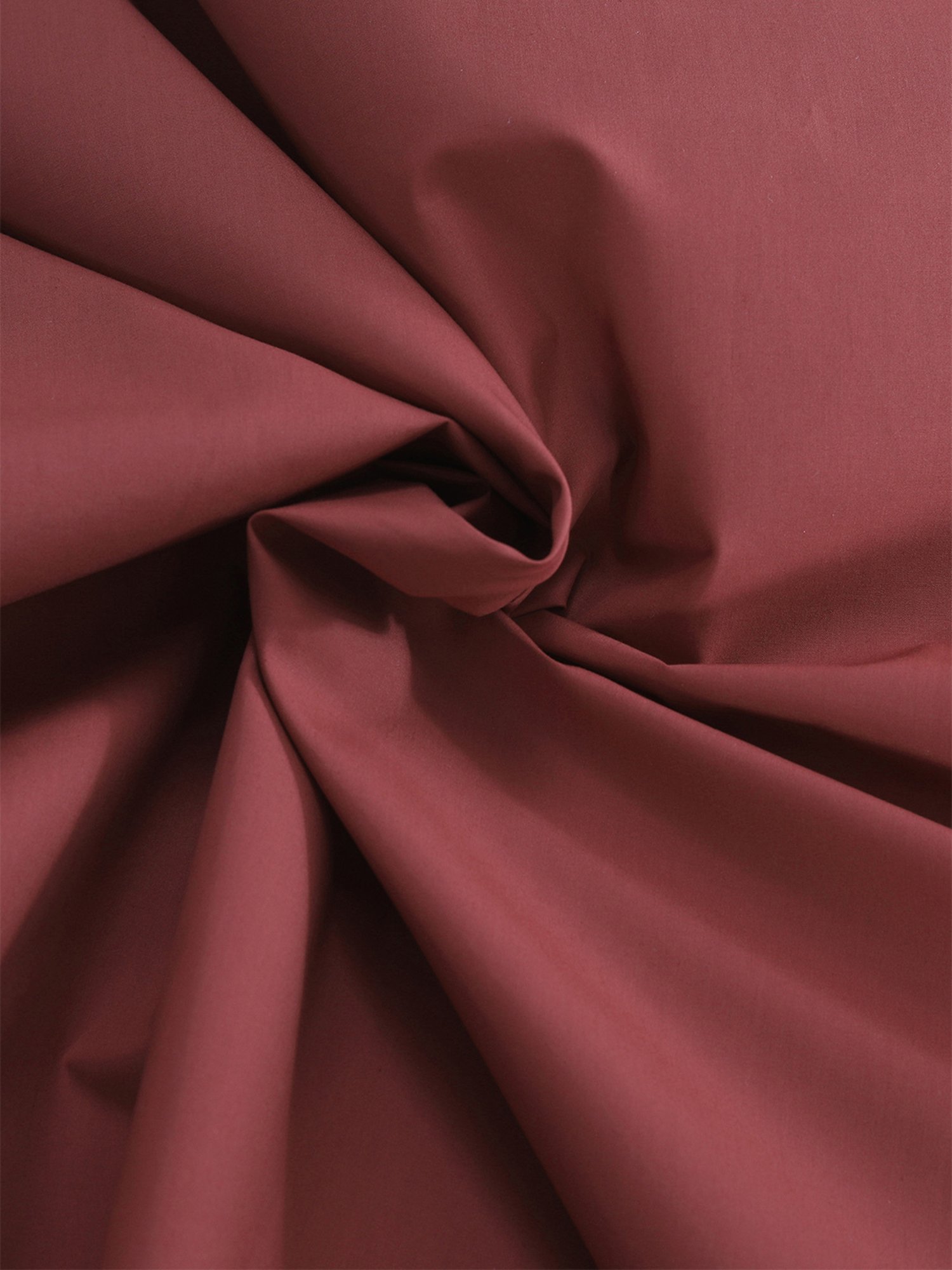 Maspar Colorart Slumber Red 200 TC Cotton Single Size Bed Sheet with 1 Pillow Cover