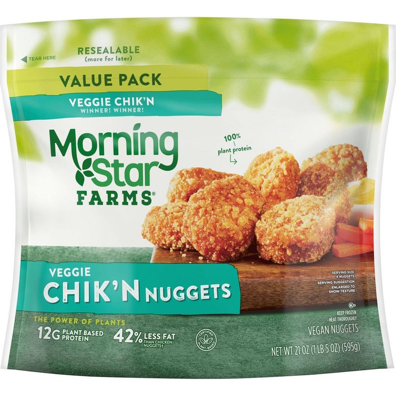 Morningstar Farms Frozen Chik'n Nuggets Value Pack - 21oz