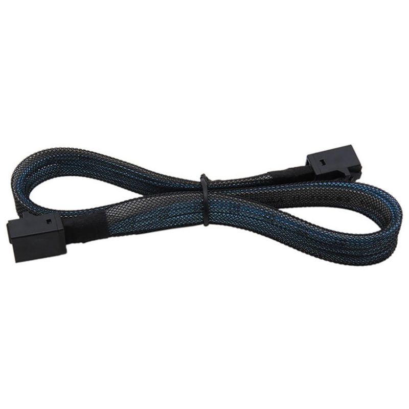 Plugadget 50cm/100cm Mini SAS HD SFF 8643 Cable Internal SFF-8643 SAS Cable Mini SAS SFF-8643 to 8643 Cable Adapter for Computer Hard Disk