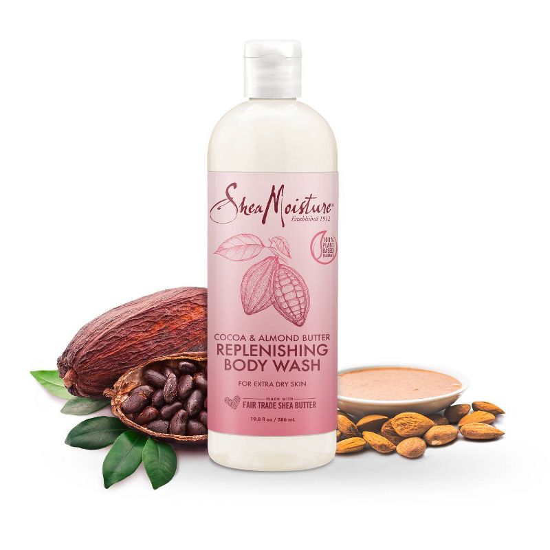SheaMoisture Body Wash Cocoa and Almond Butter - 19.8 fl oz