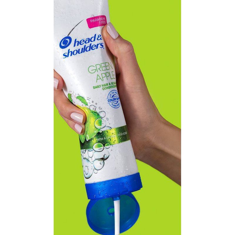 Head and Shoulders Green Apple Daily-Use Anti-Dandruff Paraben-Free Shampoo and Conditioner Bundle Pack