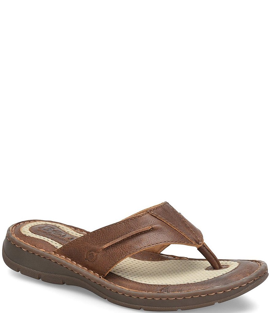 Born Men's Whitman Leather Thong Sandal