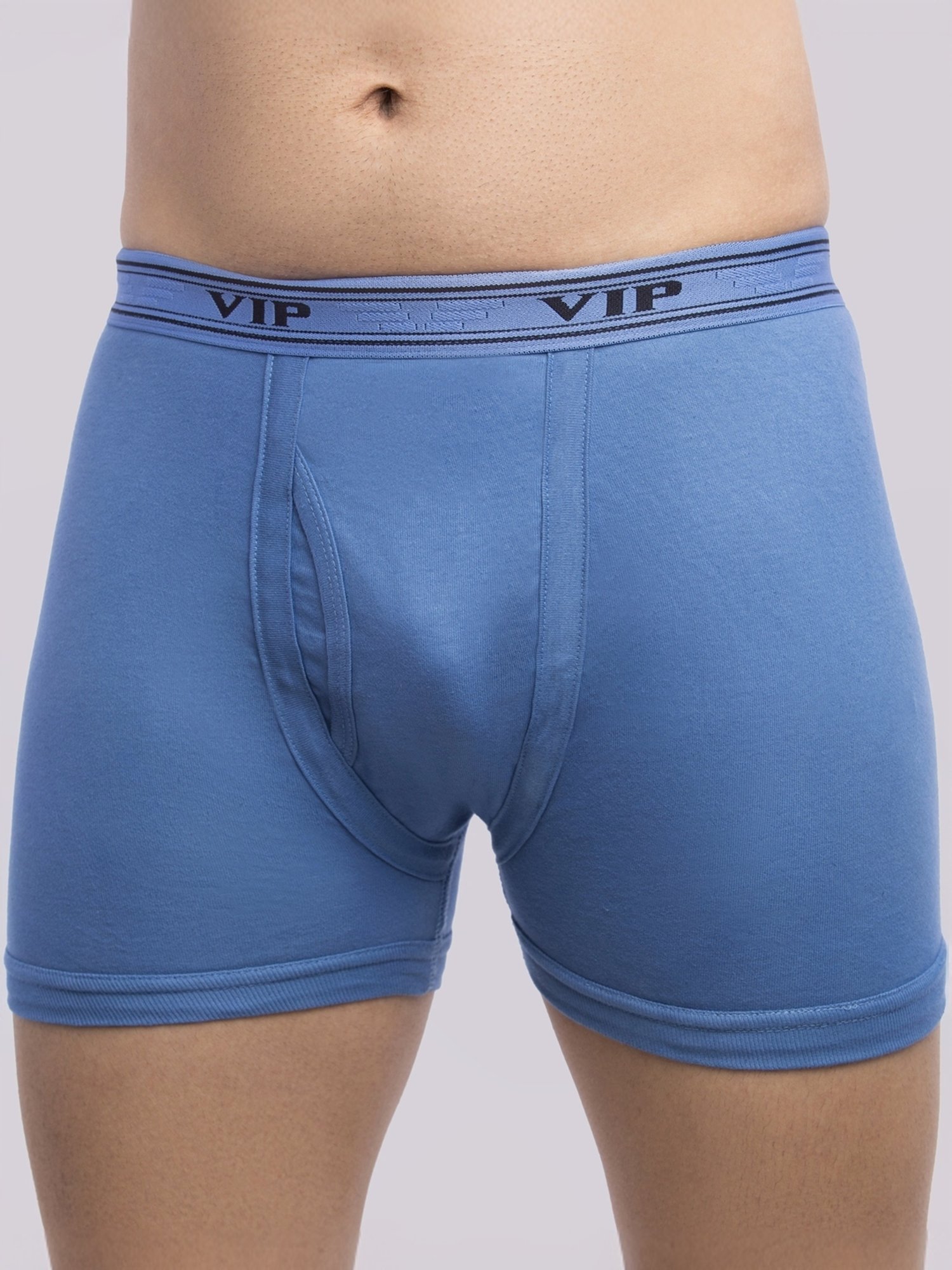 VIP Assorted Cotton Skinny Fit Trunks - Pack Of 2