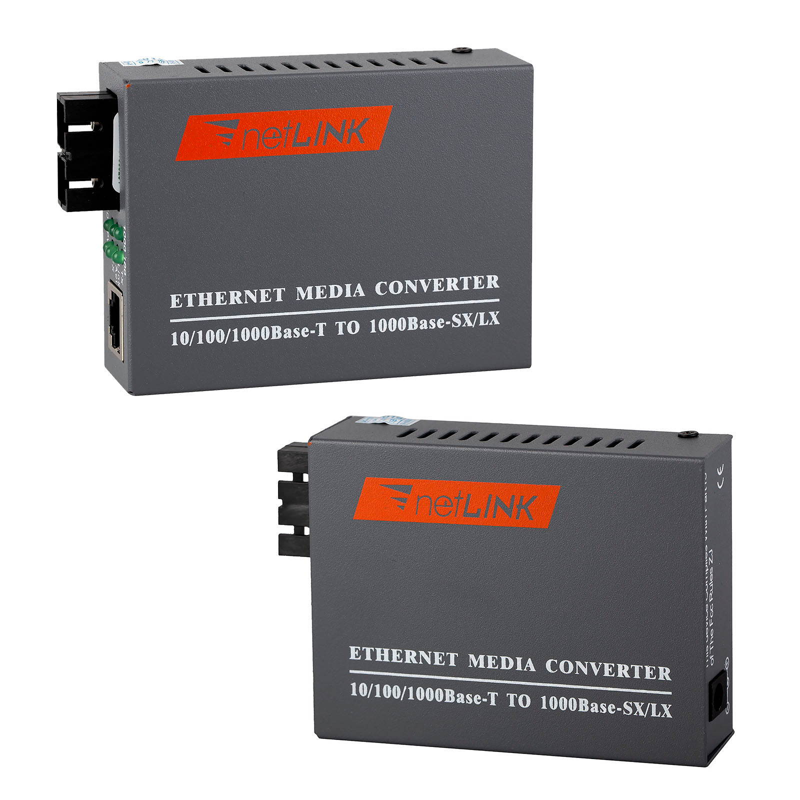 Gigabit LAN Network 1000Mbps to SC Duplex Fiber Optical Media Converter