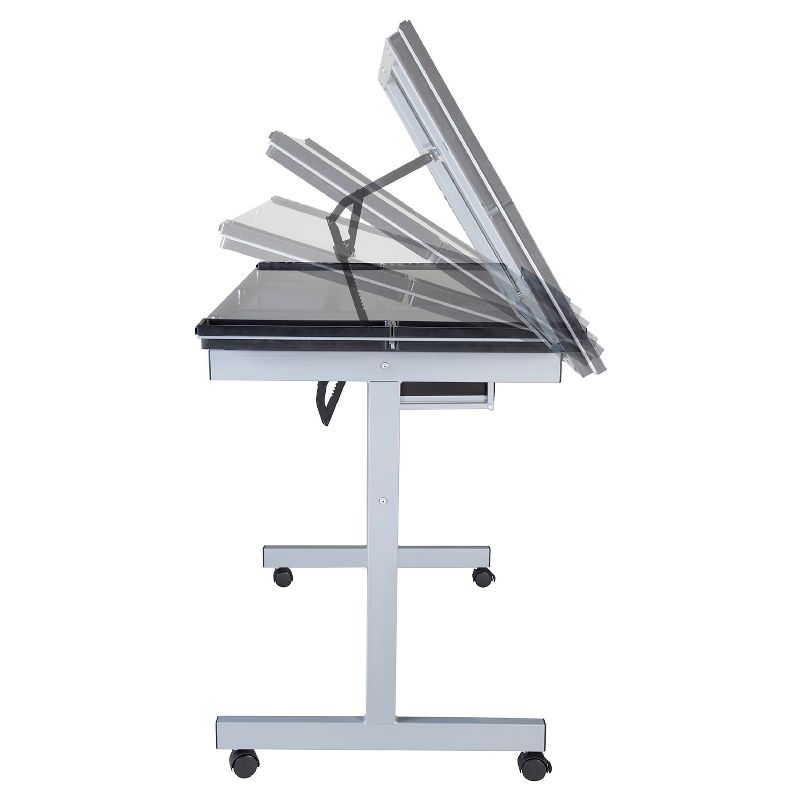 OneSpace 50-CS01 Craft Station in Silver with Blue Glass