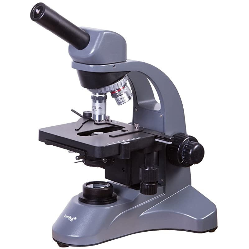 700M Student Monocular Microscope with Achromatic Objective Lenses and LED Illumination (40-2000x Magnification)
