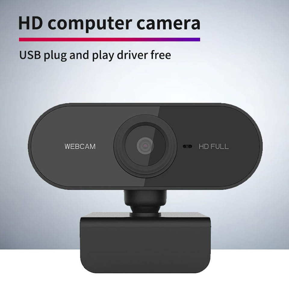 Webcam 1080P HD,Webcam with Microphone -USB Computer Camera for PC Laptop Desktop Video Calling