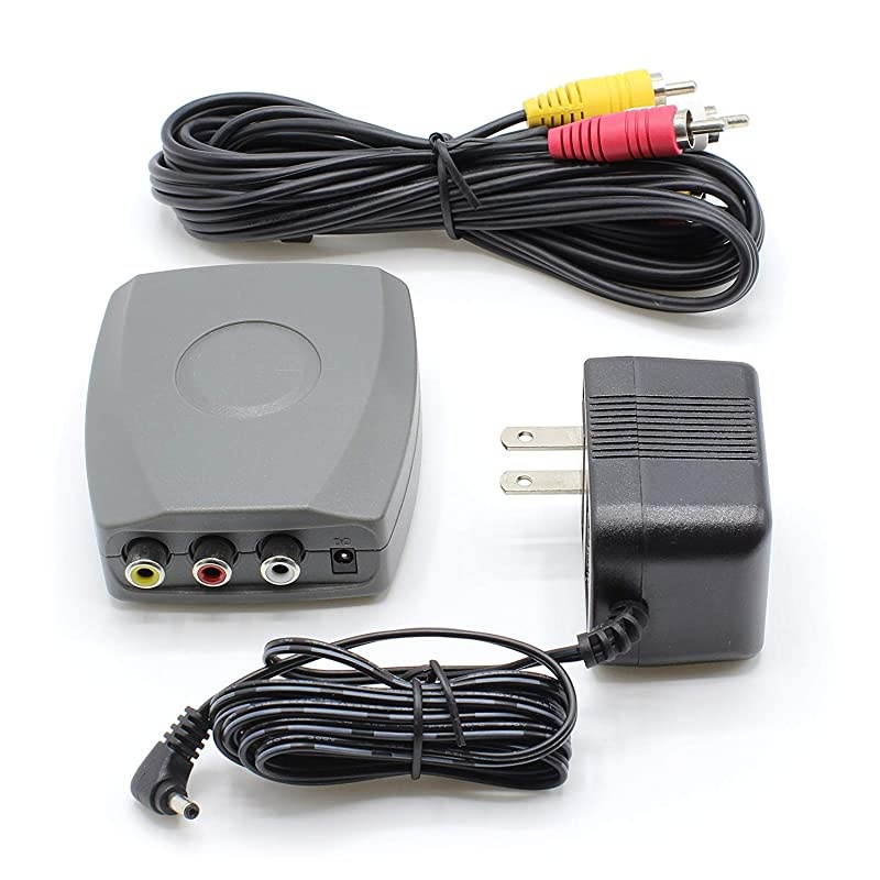 Modulator - RCA Composite to Coaxial - Converts Standard Definition Signals to Coax, Includes AV Cable