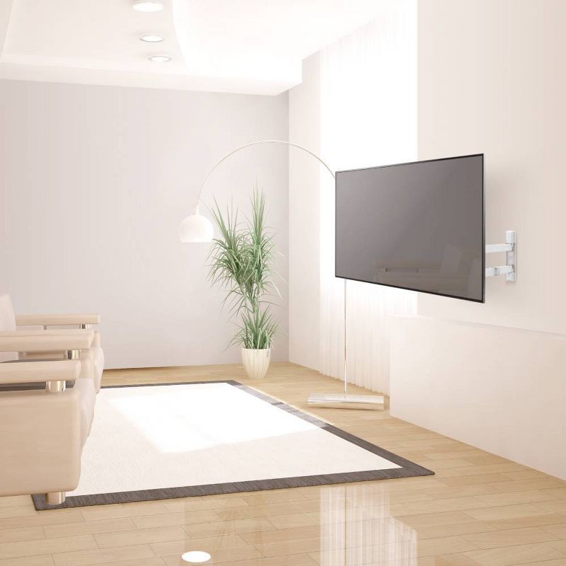 Barkan 13-65" 4-Movement / Full Motion TV Wall Mount - White