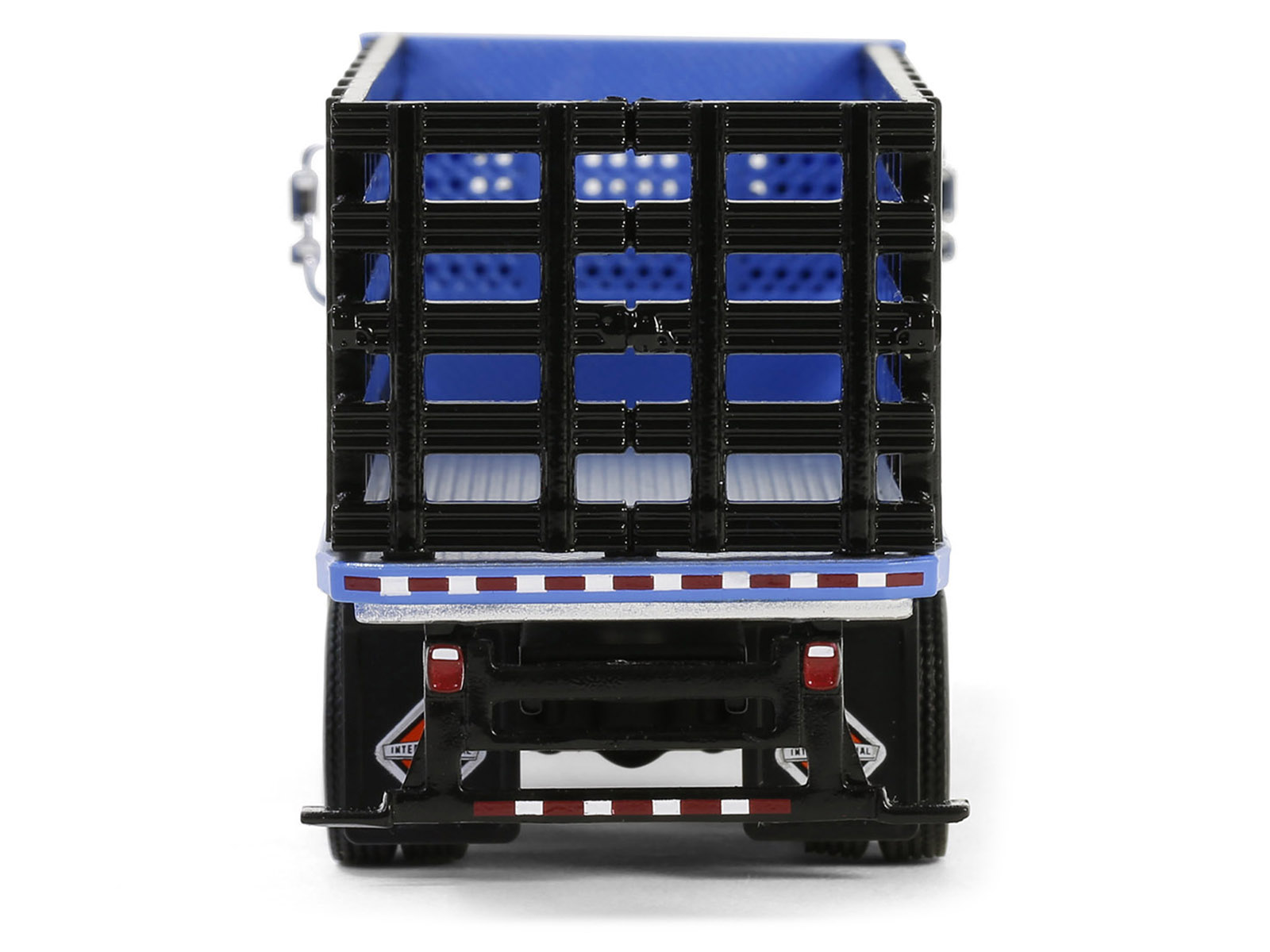 2018 International WorkStar Platform Stake Truck Blue "S.D. Trucks" Series 19 1/64 Diecast Model Car by Greenlight