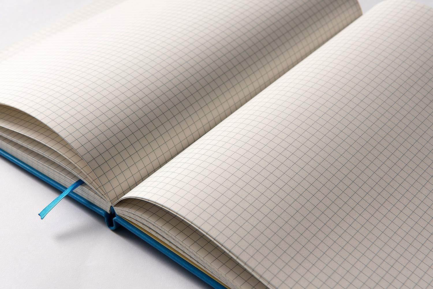 Minimalism Art | Classic Notebook Journal, Size: 8.3" X 11.4", A4, Pink, Squared Grid Page, 192 Pages, Hard Cover/Fine PU Leather, Inner Pocket, Premium Thick Paper-100gsm | Designed in San Francisco