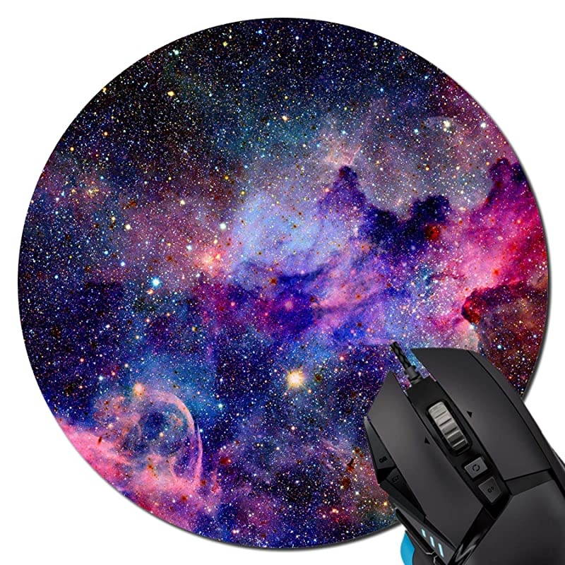 Galaxy in Space Mouse Pad NonSkid Natural Rubber Rectangle Mouse Pads Home Office Computer Gaming Mousepad Mat