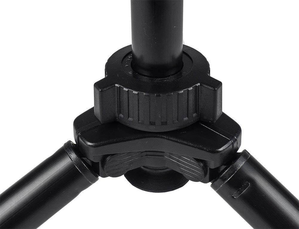 SLIK Mini-Pro V Tripod with 2-Way Pan/Tilt Head, Black (611-352)