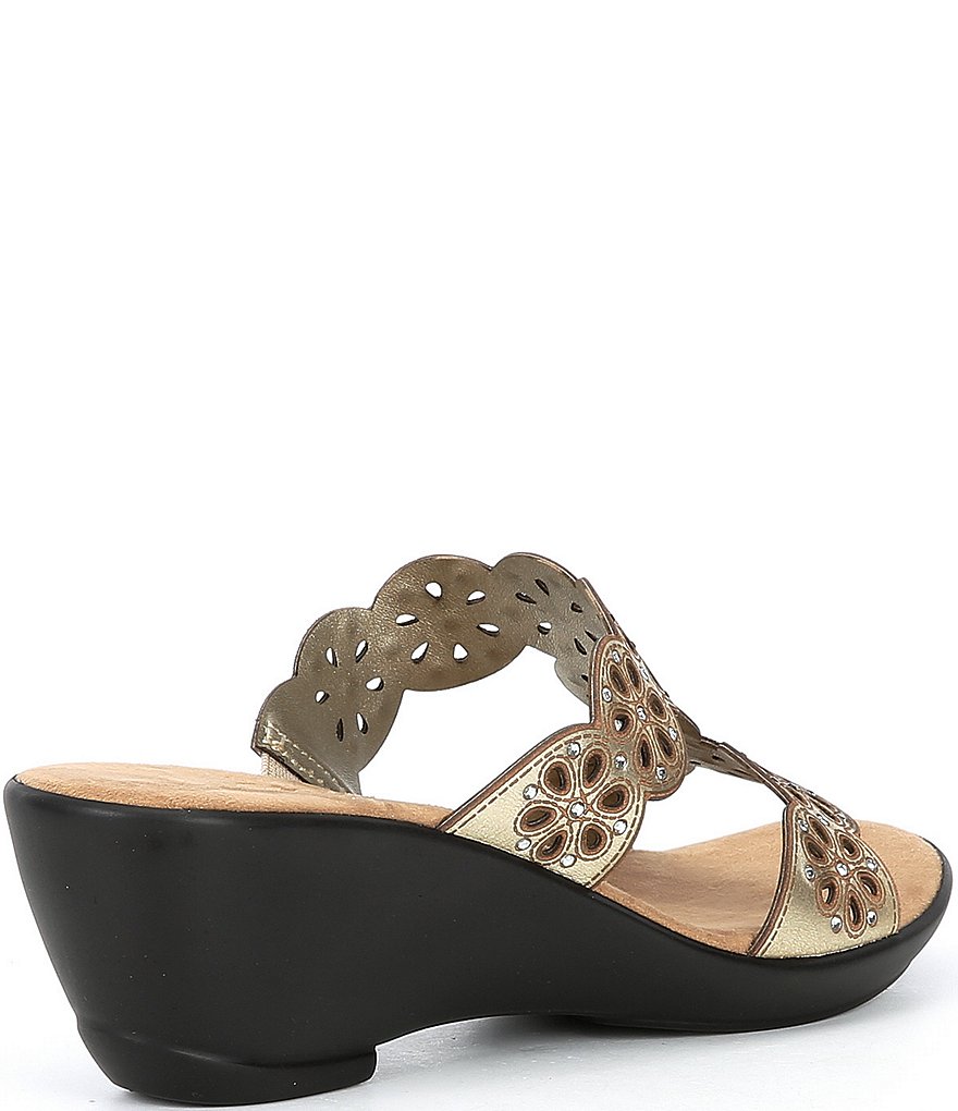 Onex T Strap Leather Slide Sandals