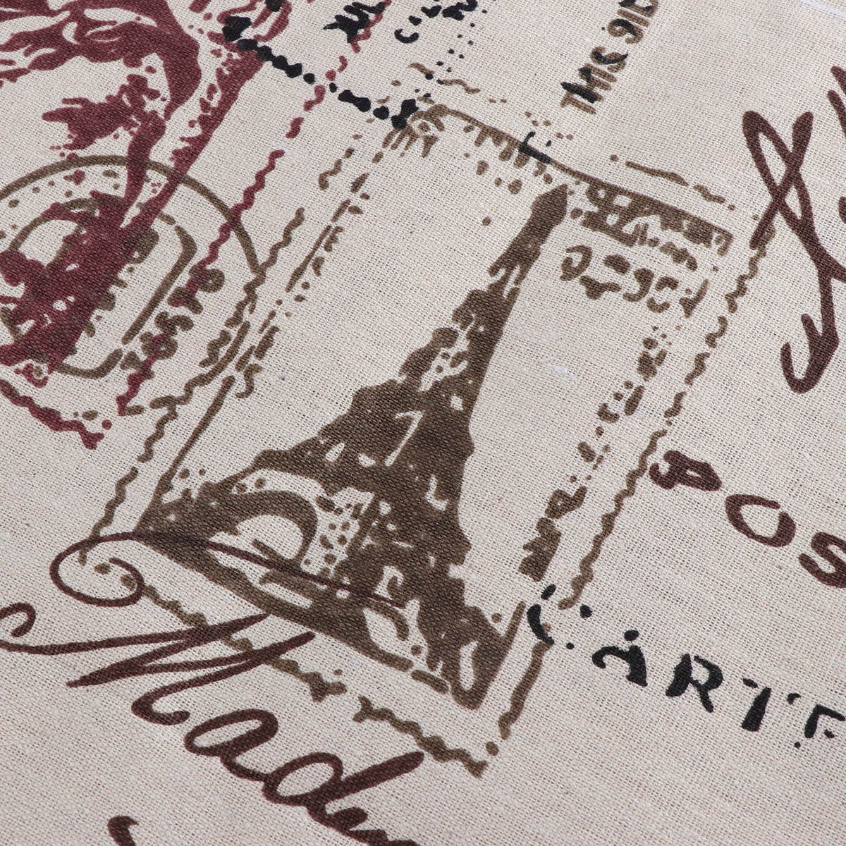 Vintage European Style Tablecloth Cotton And Linen Table Cover Protector For Dinning Table End Table Decoration 140 x 220 cm (Black White Checker)