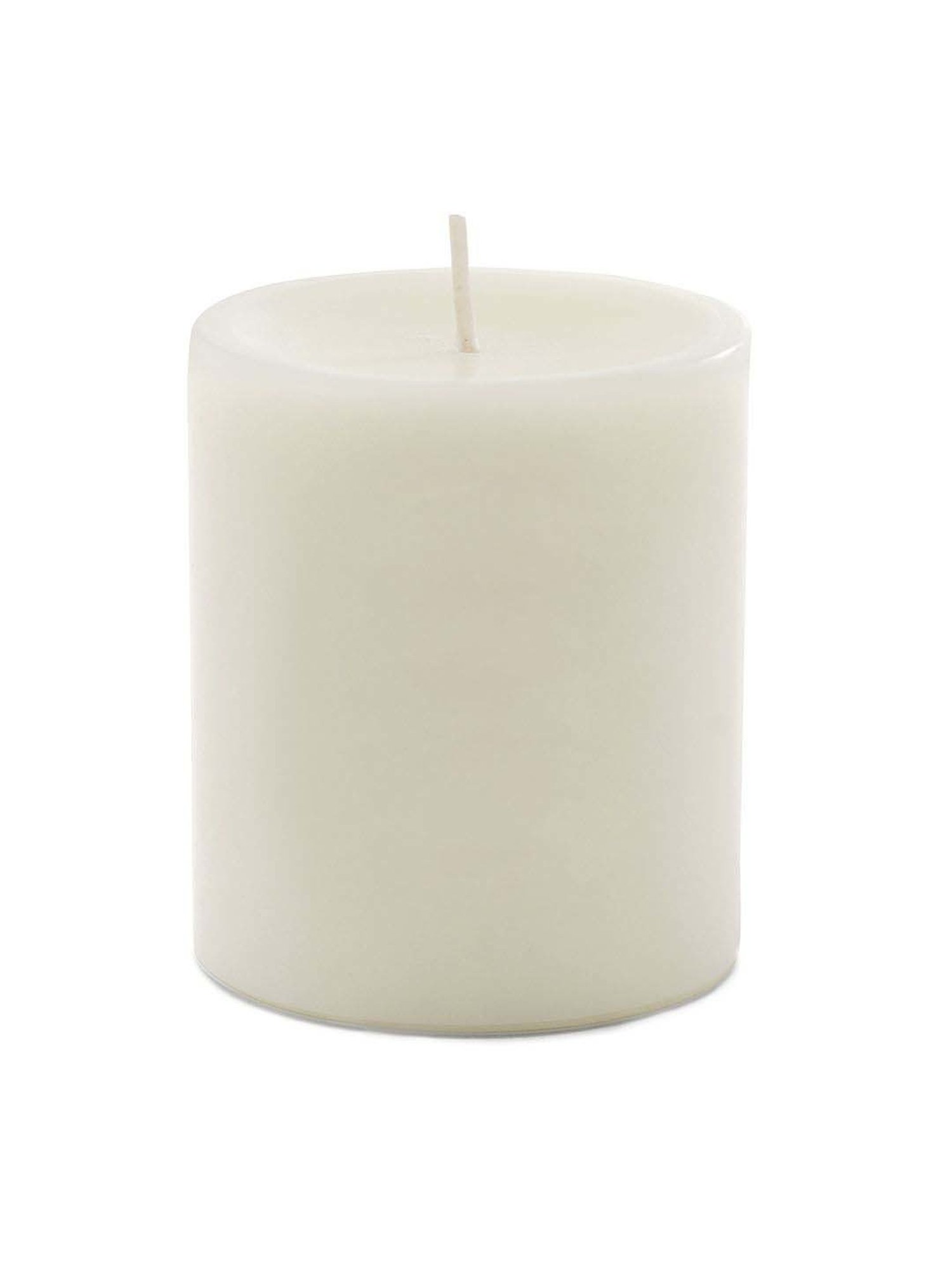 Pure Home and Living White Peony Blush Medium Pillar Candle