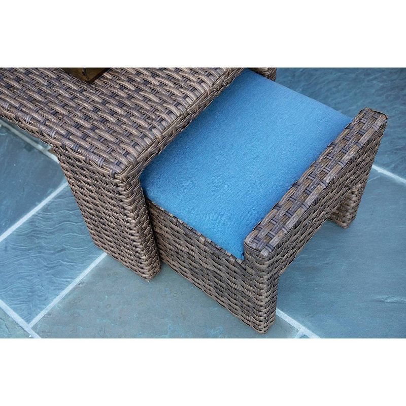 Pepperidge 6pc Deep Seating Set with Sunbrella Fabric Blue - Canopy Home and Garden