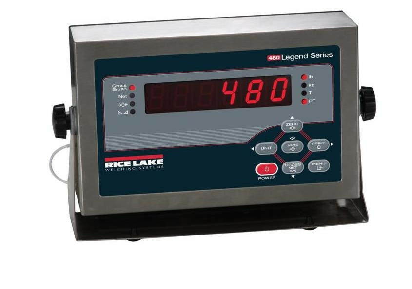 Rice Lake Indicator 480 Legend LED Display,115-230V,NEMA,Stainless S Washdown