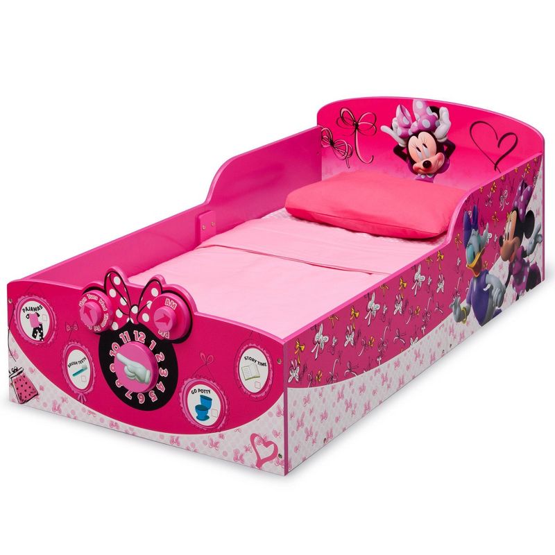Toddler Disney Minnie Mouse Interactive Wood Bed - Delta Children