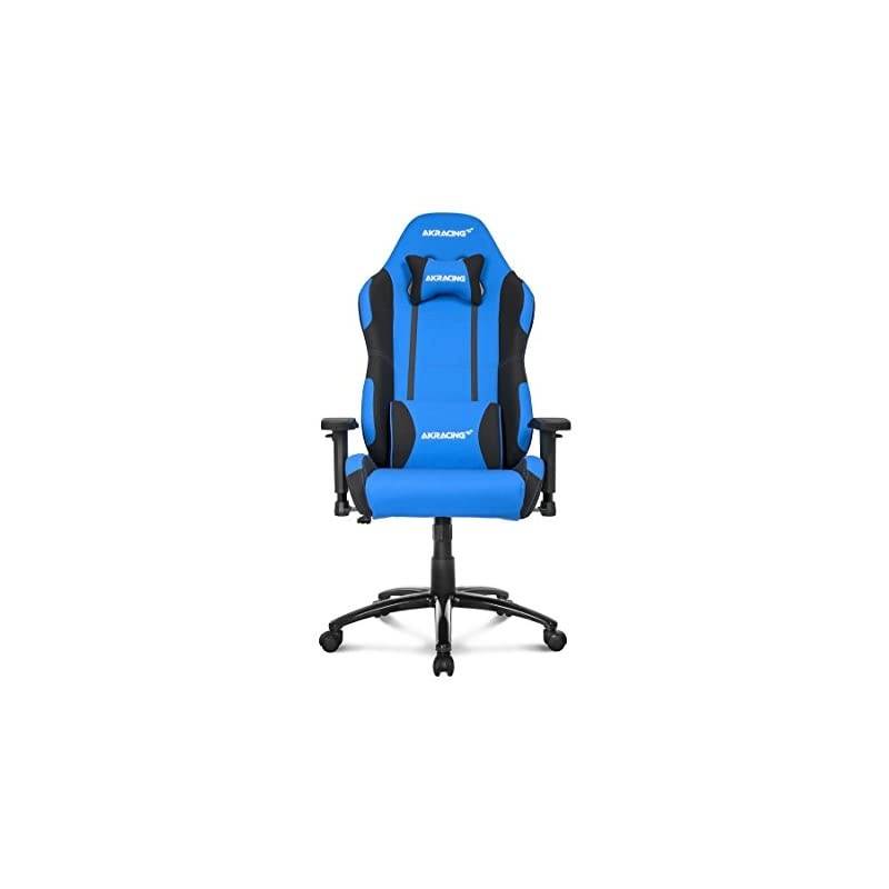 Prime Series Premium Gaming Chair with High Backrest, Recliner, Swivel, Tilt, Rocker and Seat Height Adjustment Mechanisms with 5/10 warranty Blue