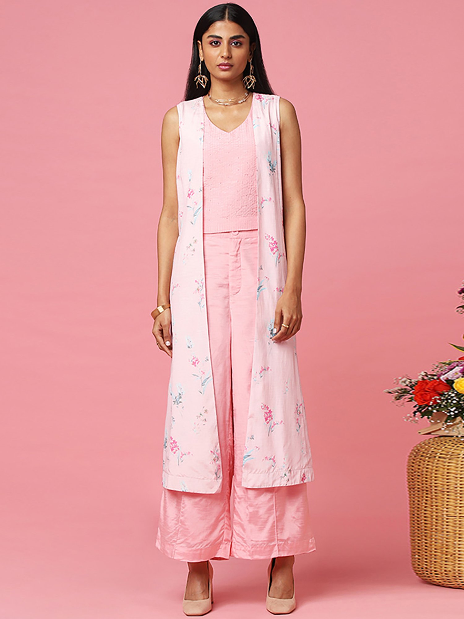 Marigold Lane Pink Printed Overlay