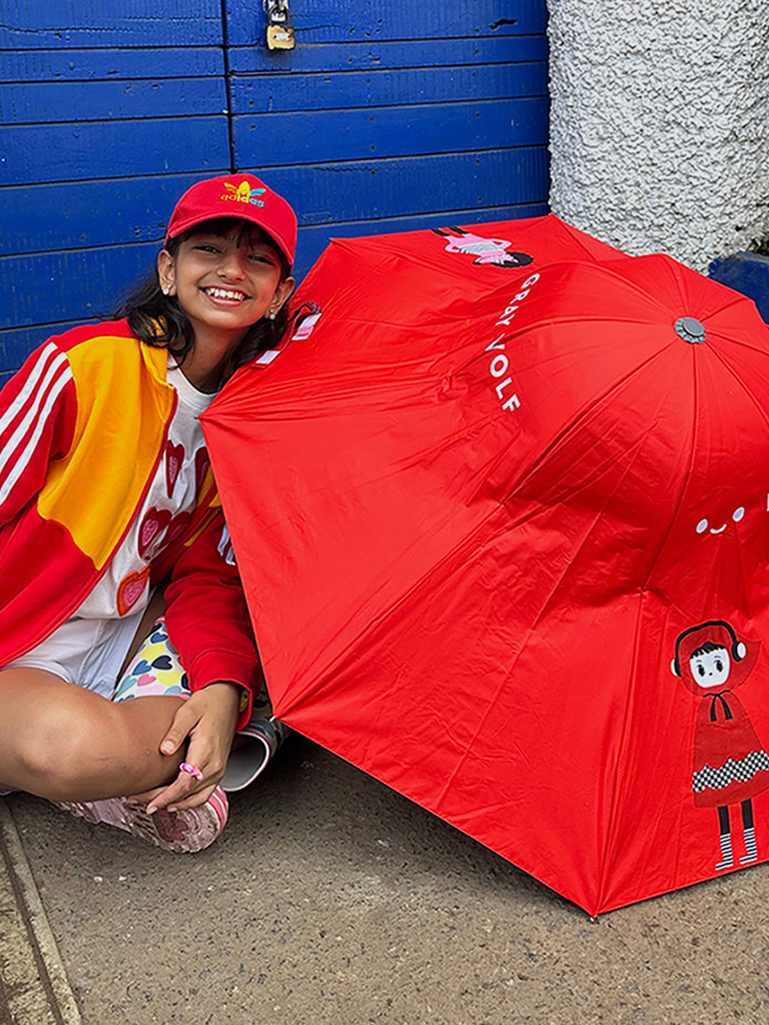 Little Surprise Box LLP Red Polyester Kids Umbrella