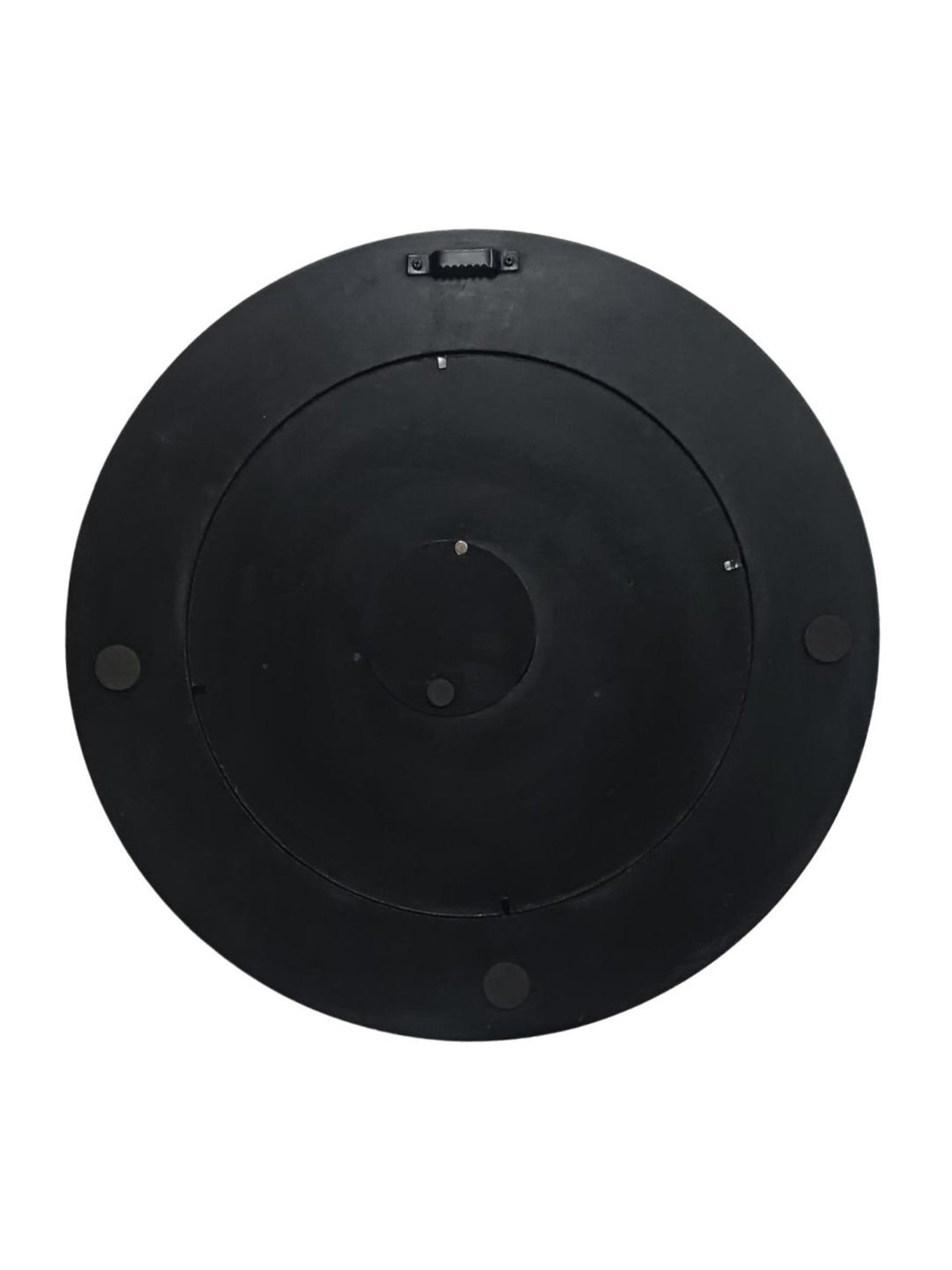 Braun Black Classic Large Analog Wall Clock With Silent Sweep Movement