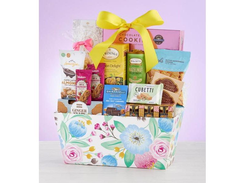 1-800-Baskets Tea, Cookies and Snacks Gift Basket for Women - Grand