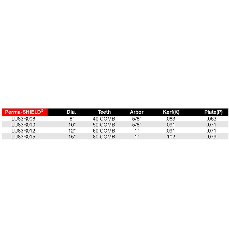 Freud LU83R010 10 Inch 50T Thin Kerf Ultimate Combination Splinter Free Anti Vibration Cutting Saw Blade for Crosscutting and Ripping (2 Pack)